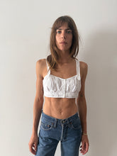 Antique Cotton Lace-back Bralette