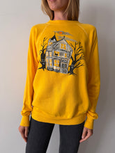 Hand Painted Haunted House Sweatshirt