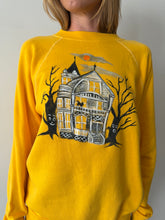 Hand Painted Haunted House Sweatshirt