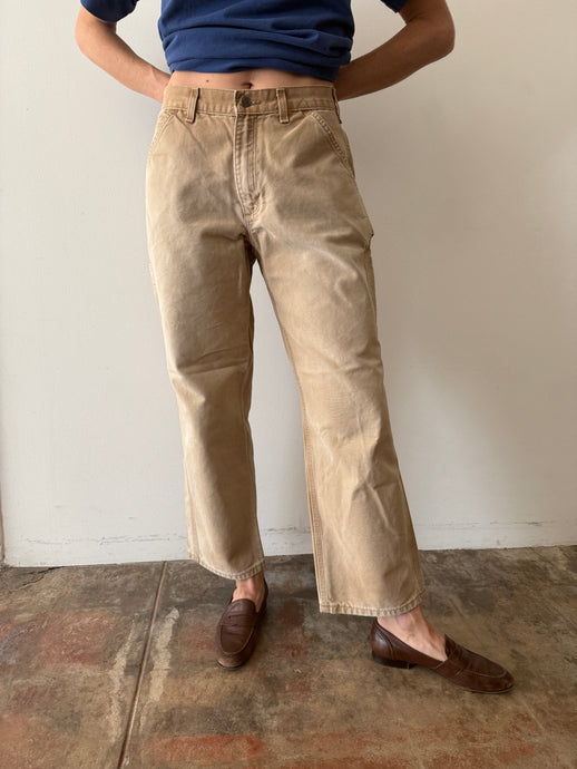 Faded Tan Carhartts 29w