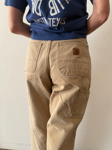 Faded Tan Carhartts 29w
