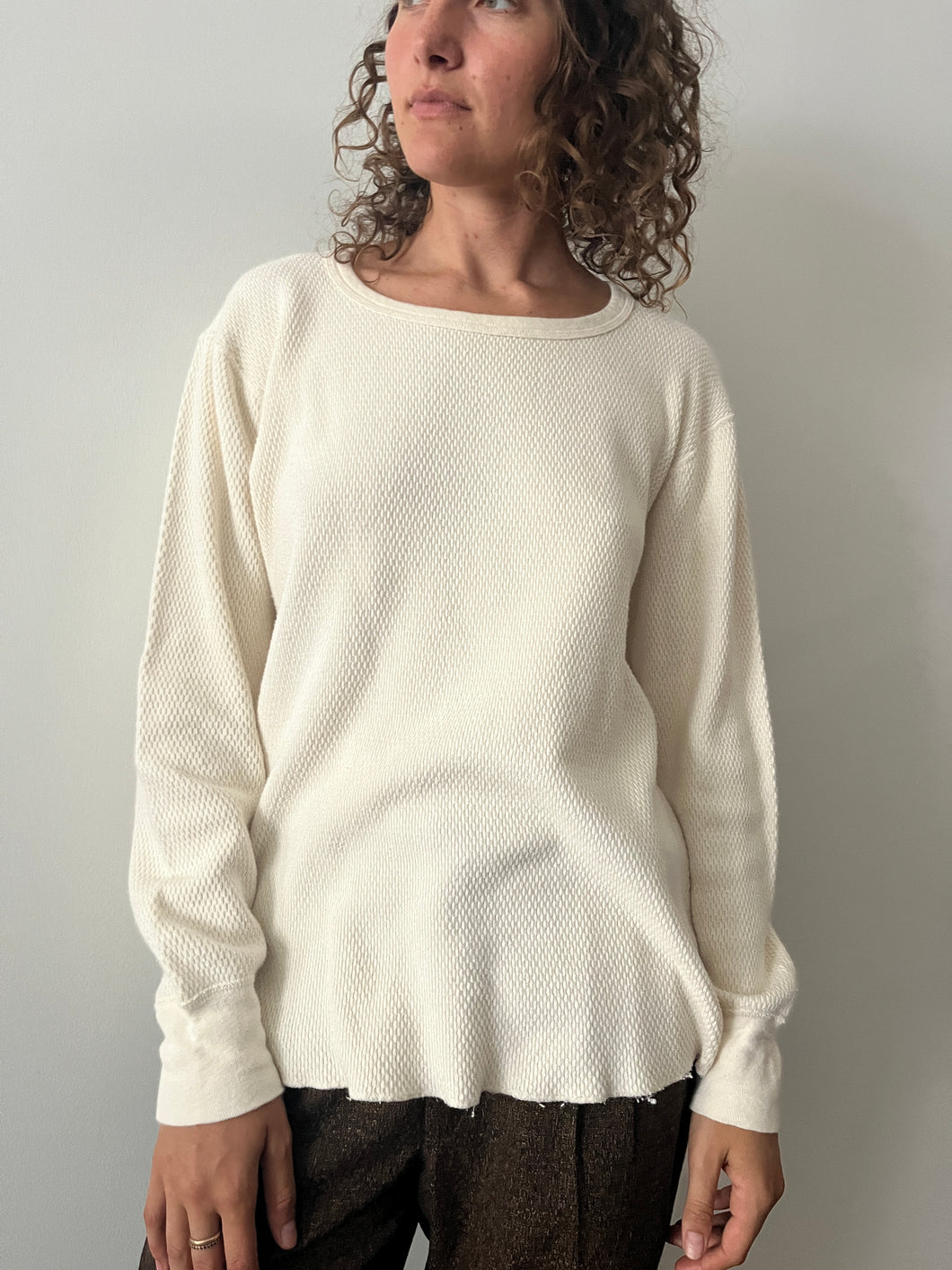 70s/80s Cotton Thermal Shirt