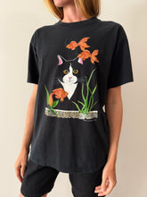 90s Cat and Goldfish Tee