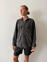 90s Gap Black Denim Shirt