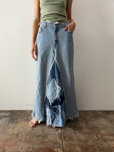 90s Levis Homemade Patchwork Denim Skirt