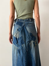 60s/70s Patchwork Denim Skirt