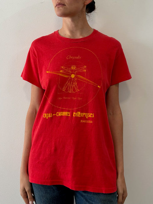 70s MIT Chrysalis Human-Powered Aircraft tee