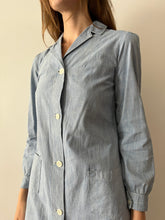 1930s French Chambray Work Dress