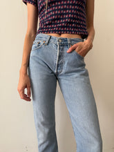 Levis 501 Cut Off Light Wash Jeans 27w