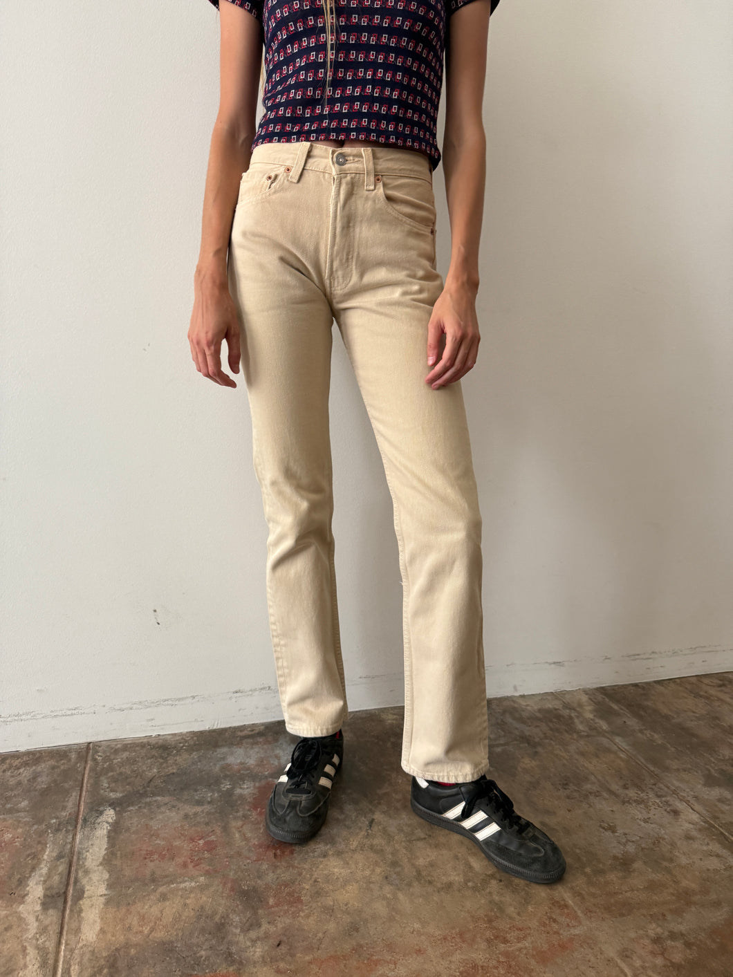 Levis USA Tan 501 Jeans 26w