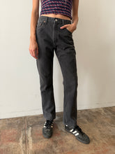 Levis 505 Faded Black Jeans 28w