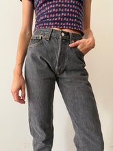 USA Levis 501 Faded Black Jeans 27w