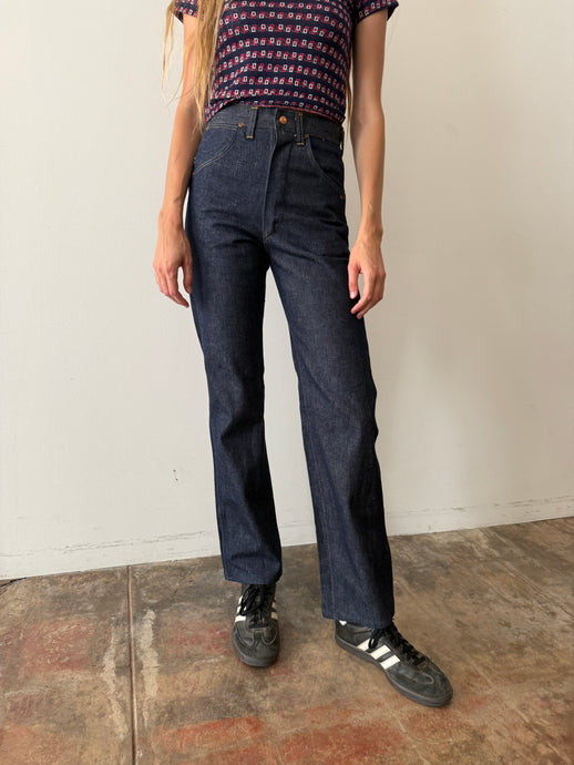 50s Roy Rogers Dark Wash Jeans 28w