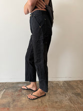 Black Double Knee Carhartt Work Pants 30w