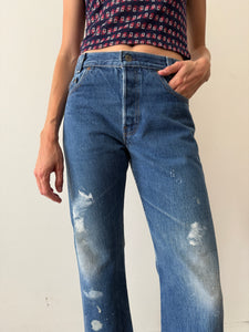 Levis 701 "Student Fit" Mid Wash Jeans 27w