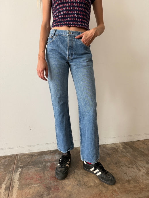 Levis 701 Mid Wash Jeans 28w