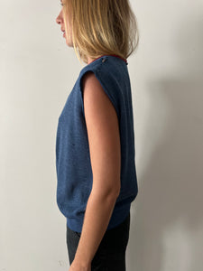'70s Faded Sleeveless Sweatshirt