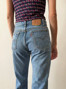 Levis 701 Mid Wash Jeans 28w