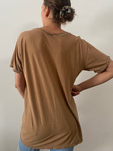 Worn-In Brown Army Tee
