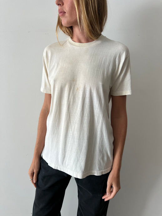 Worn White tee