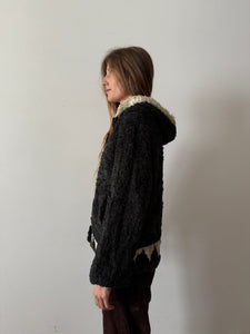 50s/60s Fuzzy Zip-Up Parka