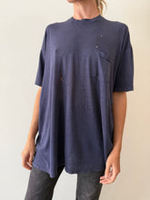 Thrashed Navy Pocket Tee