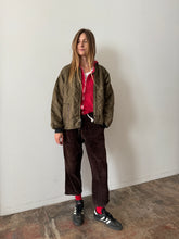 60s Brown Quilted Work Jacket