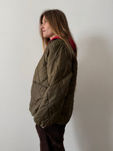 60s Brown Quilted Work Jacket
