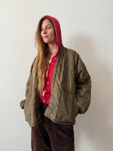 60s Brown Quilted Work Jacket