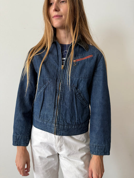 40s/50s Blue Bell Lined Denim Work Jacket
