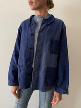 50s Faded Blue French Moleskin Chore Coat