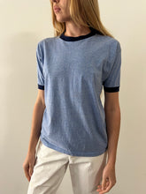 Heather Blue Ringer Tee