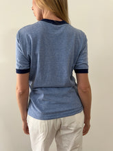Heather Blue Ringer Tee