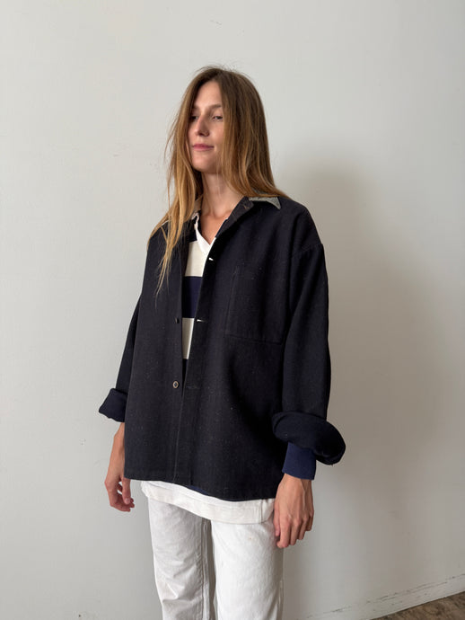 Boxy Wool Welders Jacket