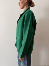 Soft French Green Moleskin Work Jacket