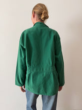 Soft French Green Moleskin Work Jacket