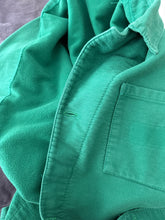 Soft French Green Moleskin Work Jacket