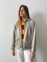 1940s Faded Gray Zip Up Jacket