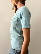 50s/60s Sky Blue Pocket Tee
