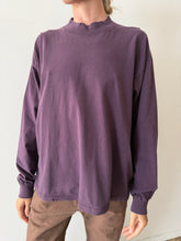 Gap Purple Mockneck Long Sleeve Shirt