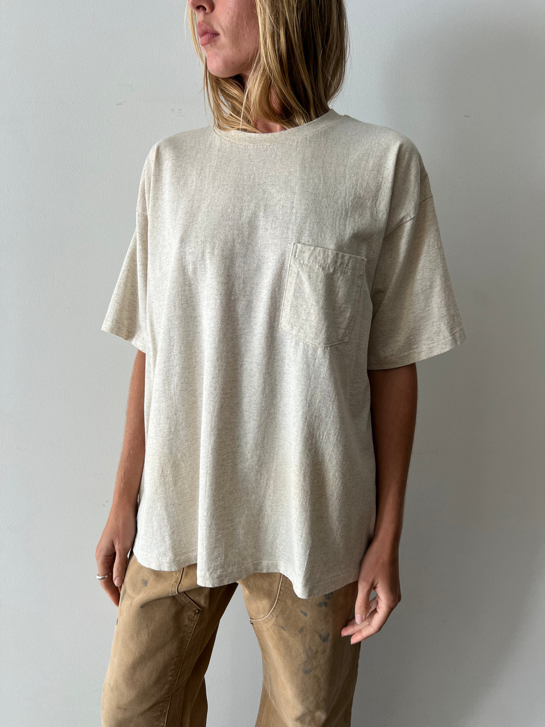 Plain Gap Pocket Tee