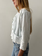 40s Terry Cloth Cotton Cardigan