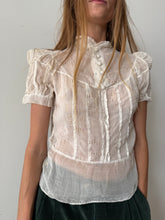 Antique Sheer Gauze Blouse