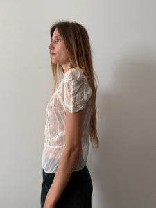 Antique Sheer Gauze Blouse