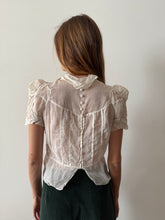 Antique Sheer Gauze Blouse