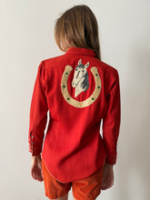 40s Horse Shoe Western Shirt