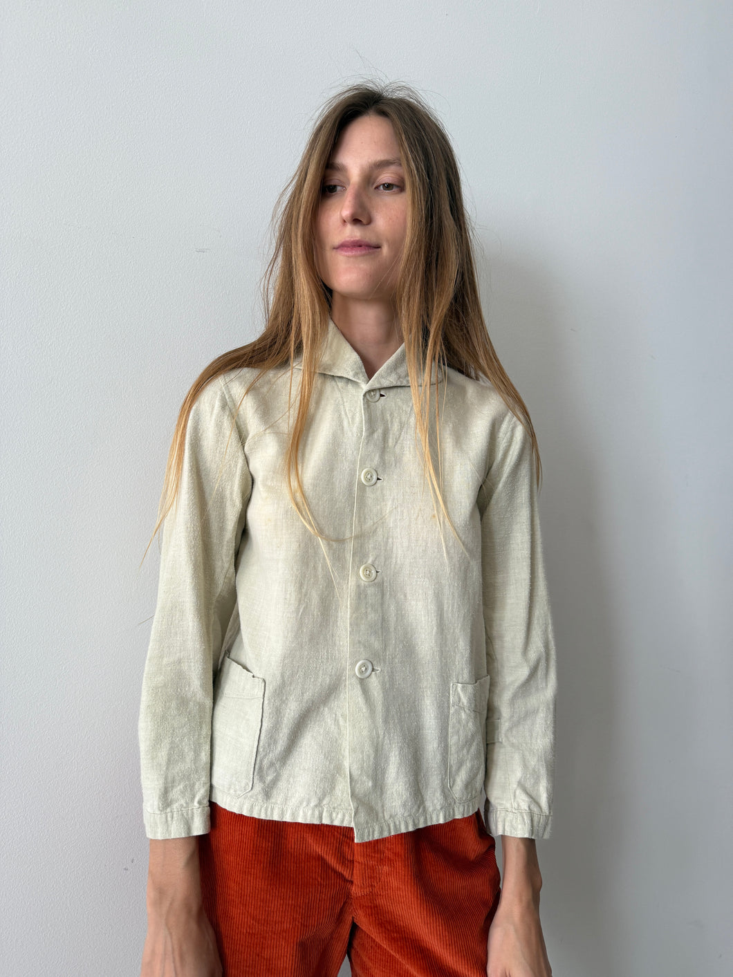 Little French Cotton Flannel Jacket
