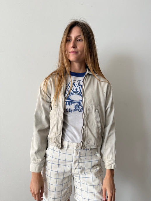50s Diamond Flannel-Lined Boys Jacket