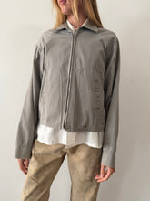 50s Gray Cotton Twill Jacket