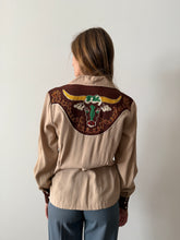 40s Steer Cowboy Western Shirt